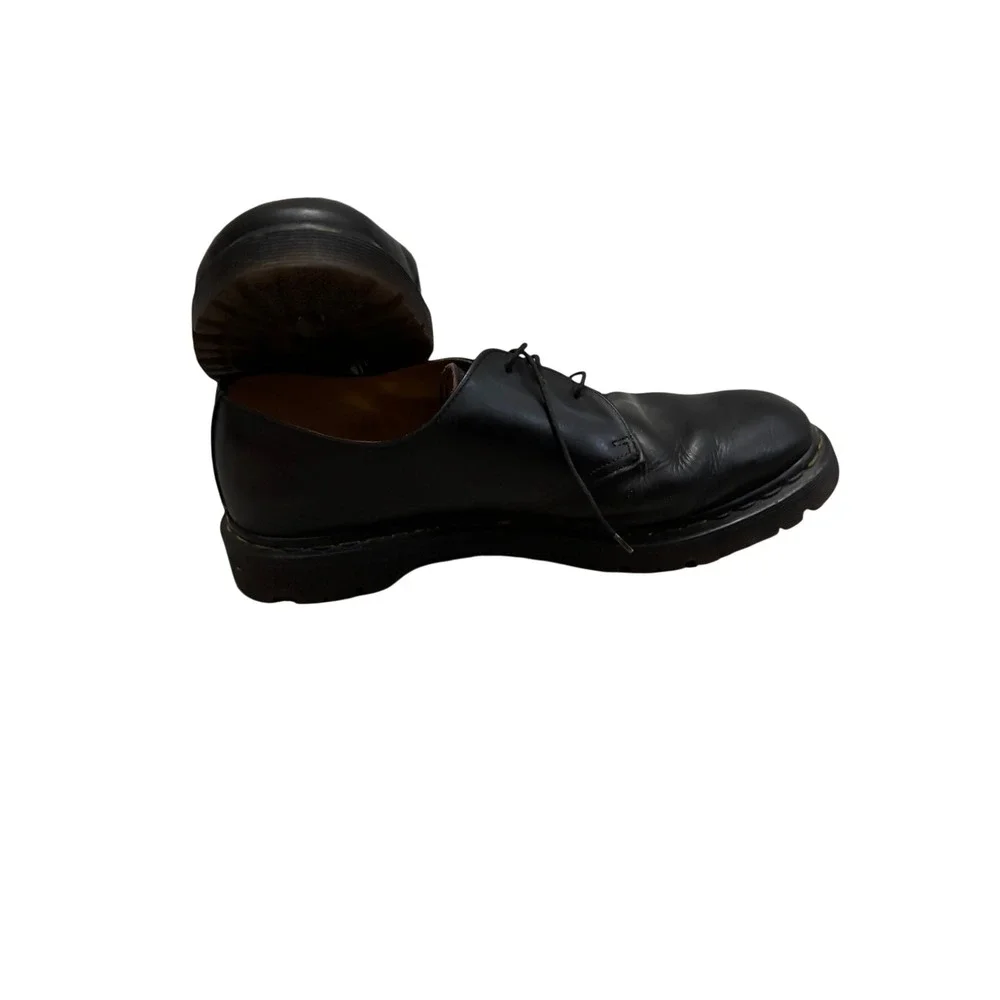 Dr. Martens 1461 Black Smooth Leather Oxford Shoes Mens Size 11 Three Eyelet